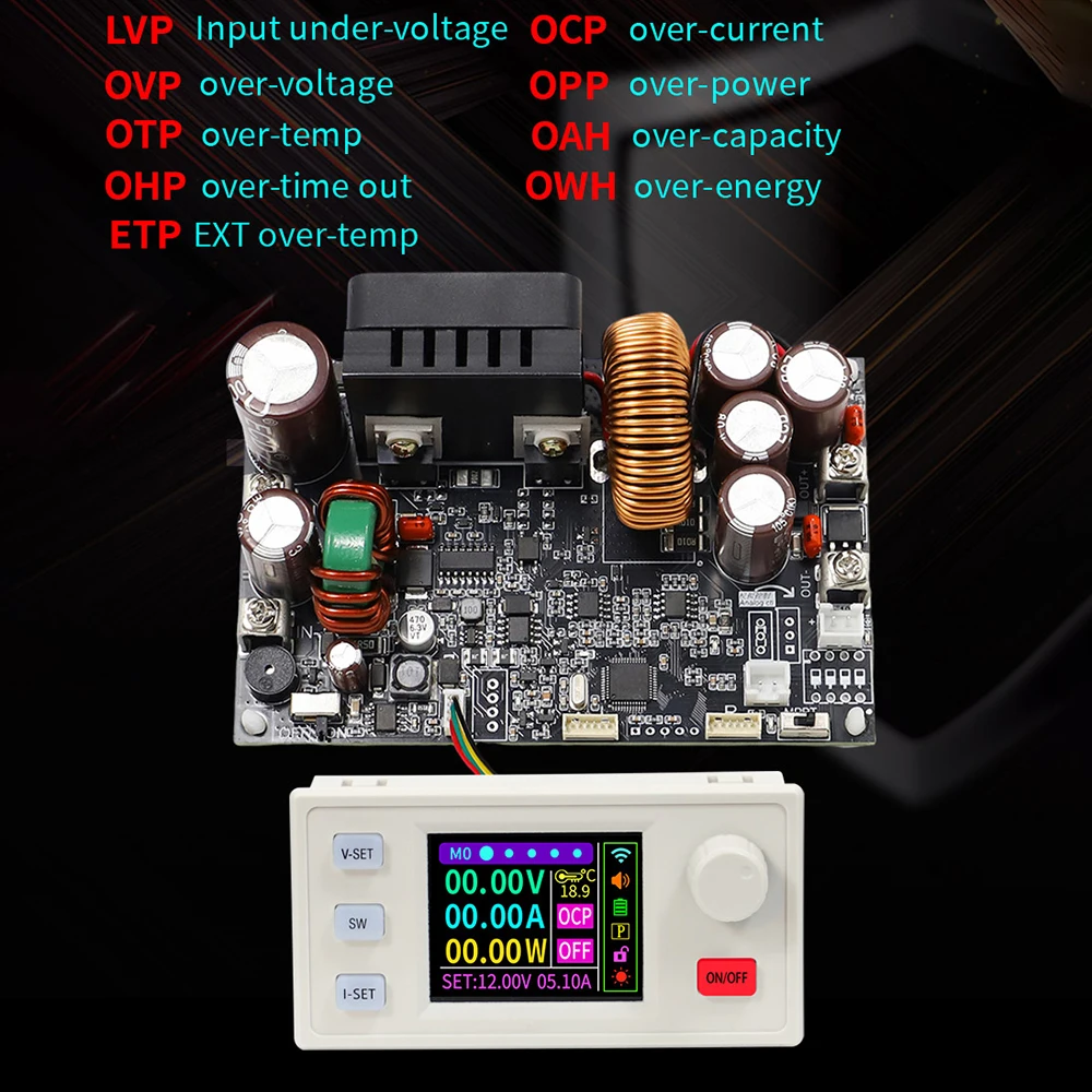 Upgrade XY7025 70V/25A/1750W CNC Stabilized Voltage Power Supply