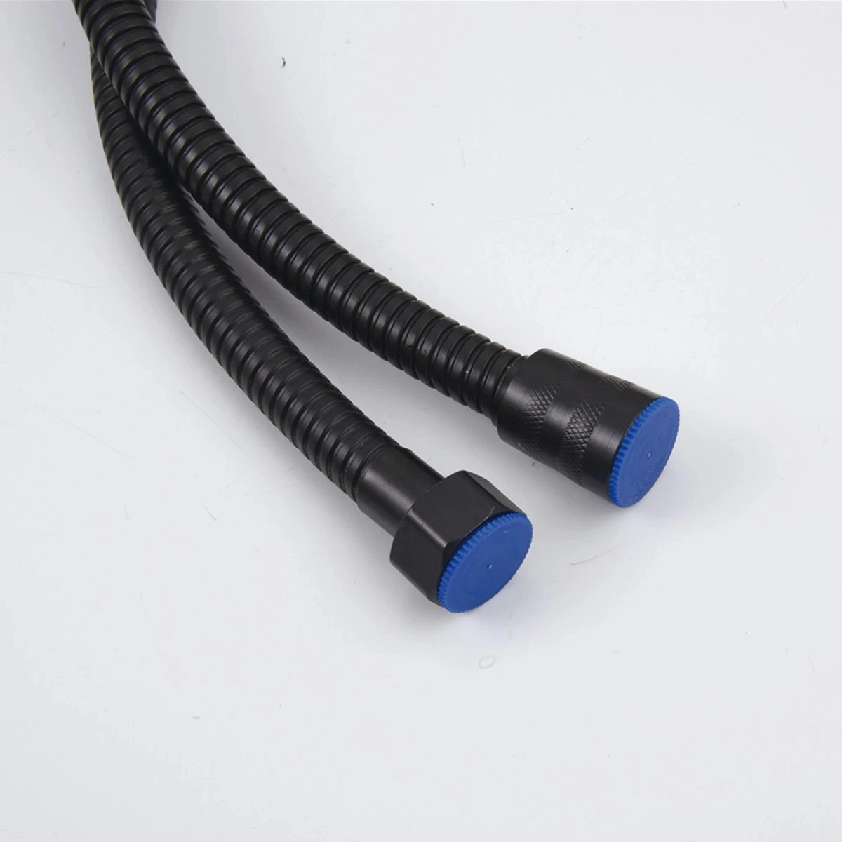 1.5/2.0M Double Lock Matt Balck SUS 304 Black Pipe Fittings Explosion Proof shower hose Bathroom Flexible