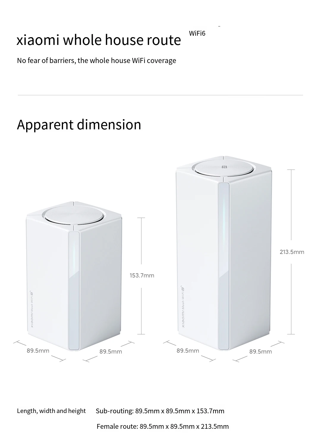 MALHA, 160MHz, NFC, WPA3, Vpn, Use Mesh