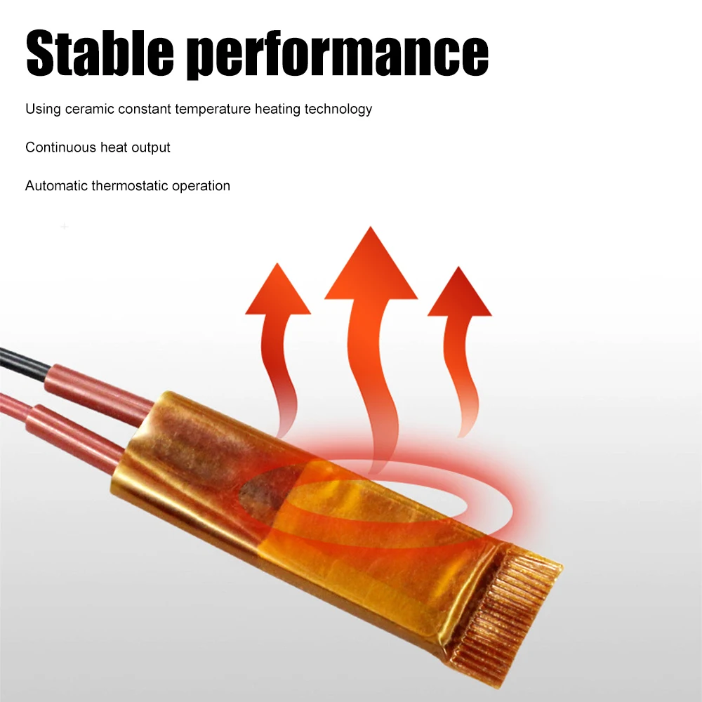 110V/220V Constante Temperatuur Ptc Keramische Verwarming Board 60 °C-270 °C Elektrische Verwarmingselement Heater verwarming Board Met 15Cm Lijn