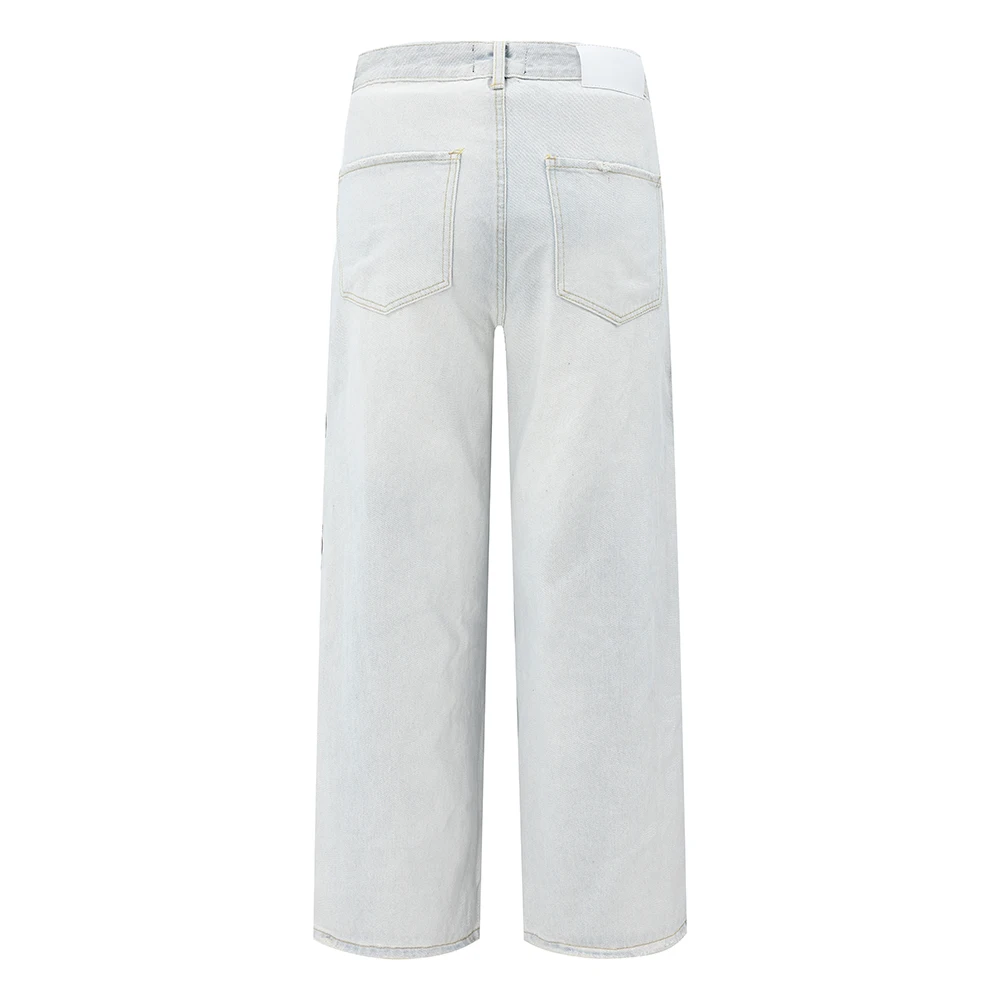 RHNDE Multi-pocket Washed Cargo Jeans Hip Hop Y2k Men’s Jeans 6