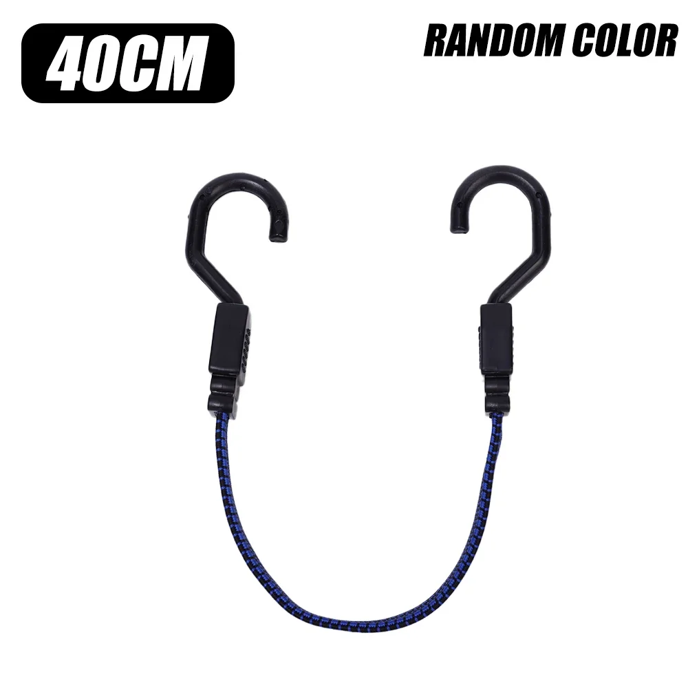 Durable Elastic Luggage Tie-Down Strap with Hooks - Versatile for Bicycles, Roof Racks, and Cars