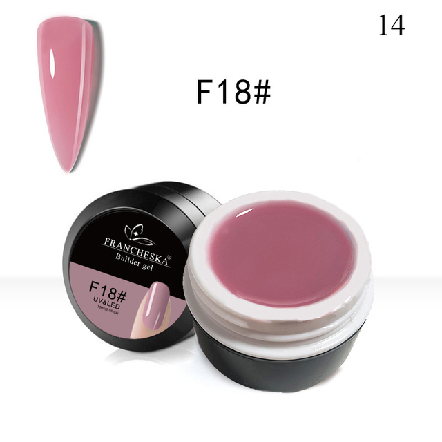 Gel Nail Quick Extension Builder Soak Off UV New Long Lasting Manicure Nail Beauty Decor Pink Clear DIY Manicure Gel Art