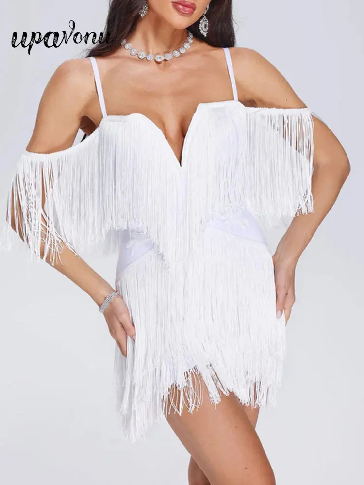 2024-sexy-women's-white-bandage-dress-with-sleeveless-tassel-design-bodycon-mini-dress-celebrity-cocktail-evening-party-vestidos