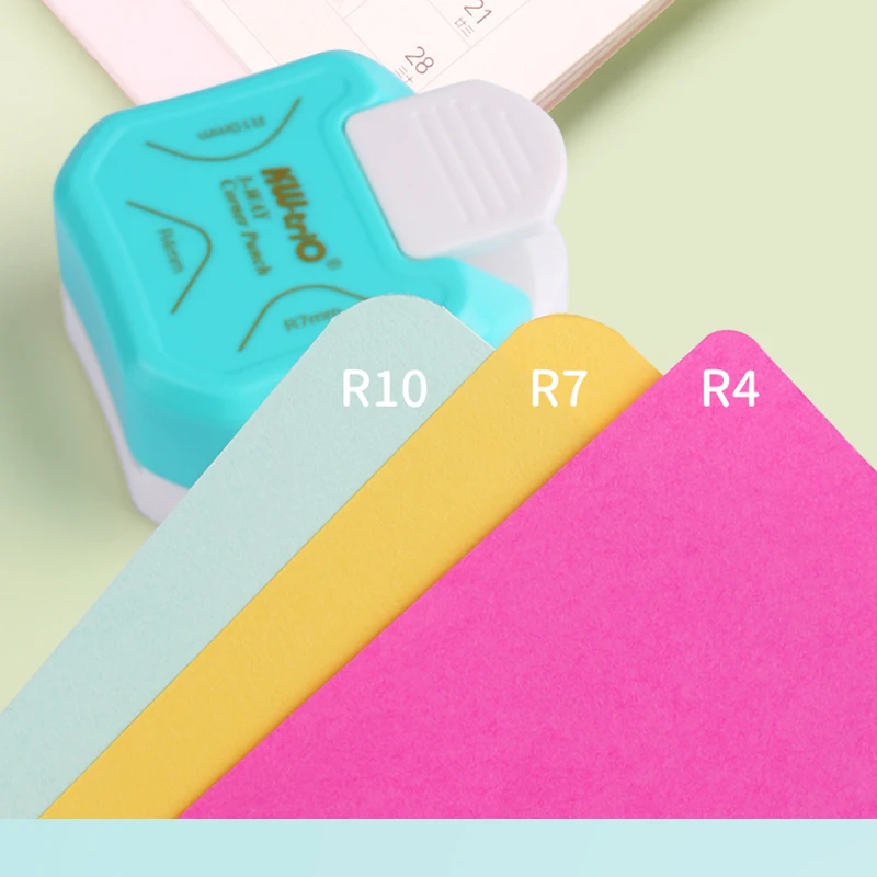 R4 R7 R10 3 In 1 Corner Rounder Paper cutter Border Punch Round Corner Paper Cutter Card Scrapbooking for DIY Handmade Crafts