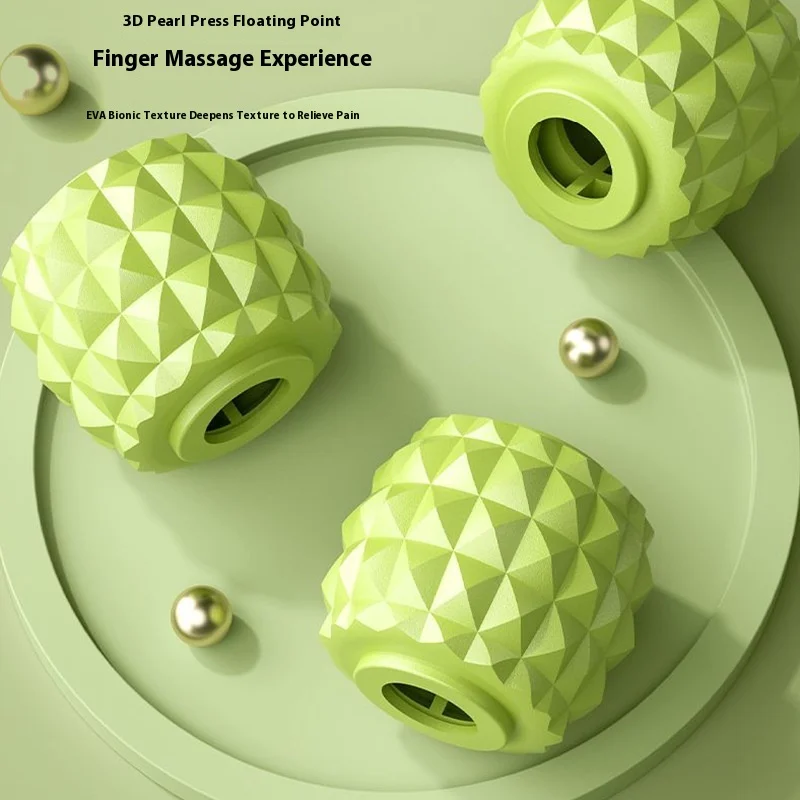 Hot Sale Circular Yoga Legs Roller clamp Fitness Massage 9 Rollers Leg Arm Massager Muscle Relaxation Portable Fitness Equipment