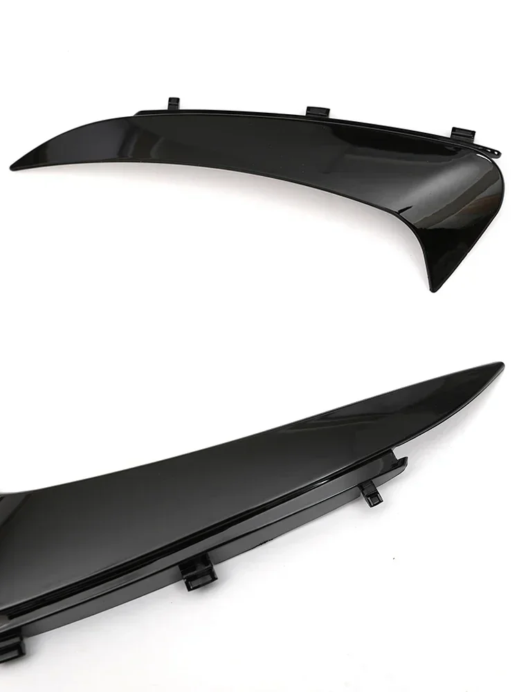 Carbon Fiber Rear Canard Flaps AMG for Mercedes Benz C Class W205 C205 S205 A205 Coupe Sedan Wagon Cabriolet Gloss Black Parts car accessories