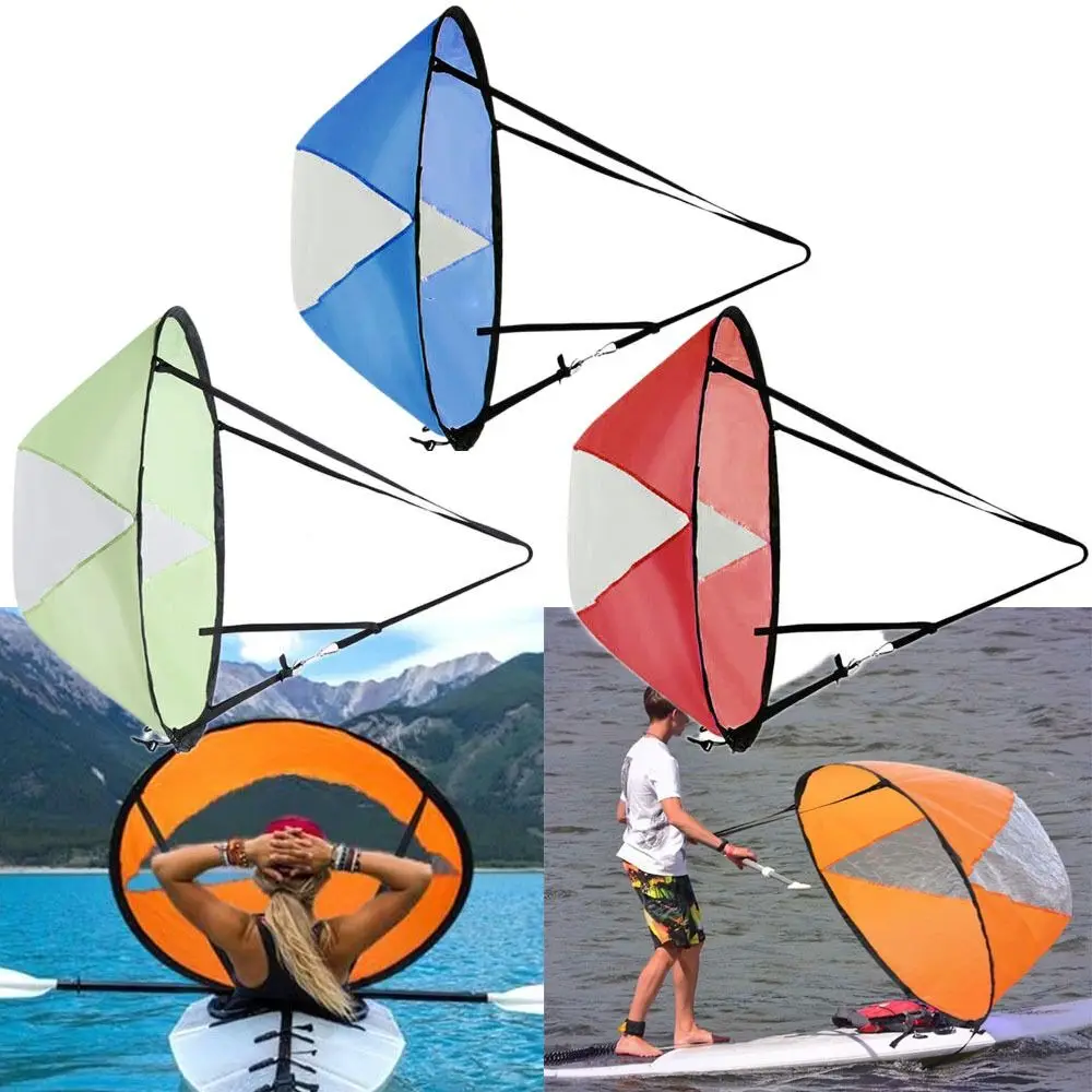 

Foldable Paddle Board Sail Sailing Canoe Wind Clear Window Sea Beach for Kayak Boat Canoe Paddle Board
