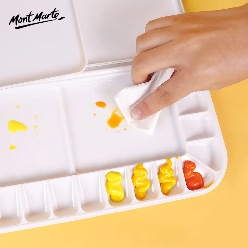 Montmartre Plastic Folding Watercolor Paint Box, Palette, Nano Material,  Gouache Watercolor Paint Palette School Stand - AliExpress