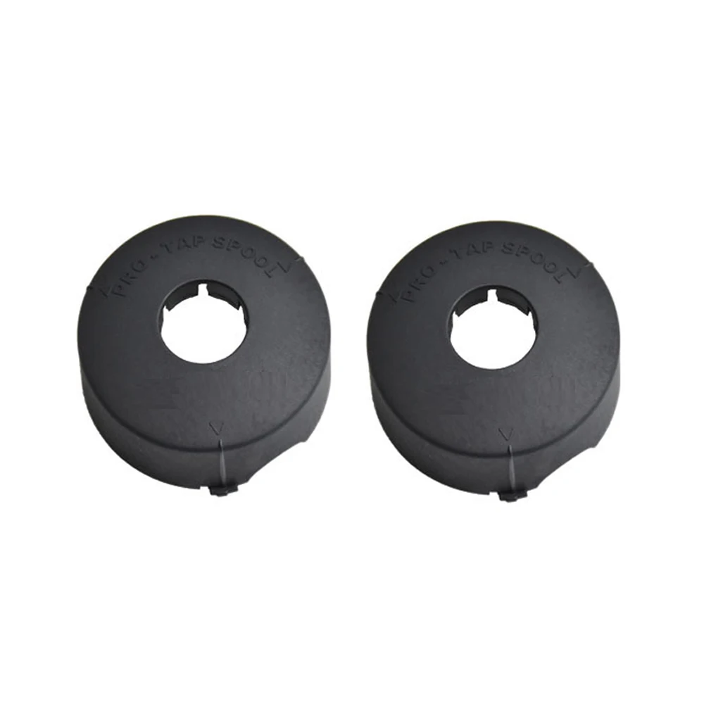 2PCS Spool Line Cover Caps Plastic Black Fits for BOSCH ART 23 26 30 Trimmer Spool Cap Garden Tool Parts Lawn Mower Accessories