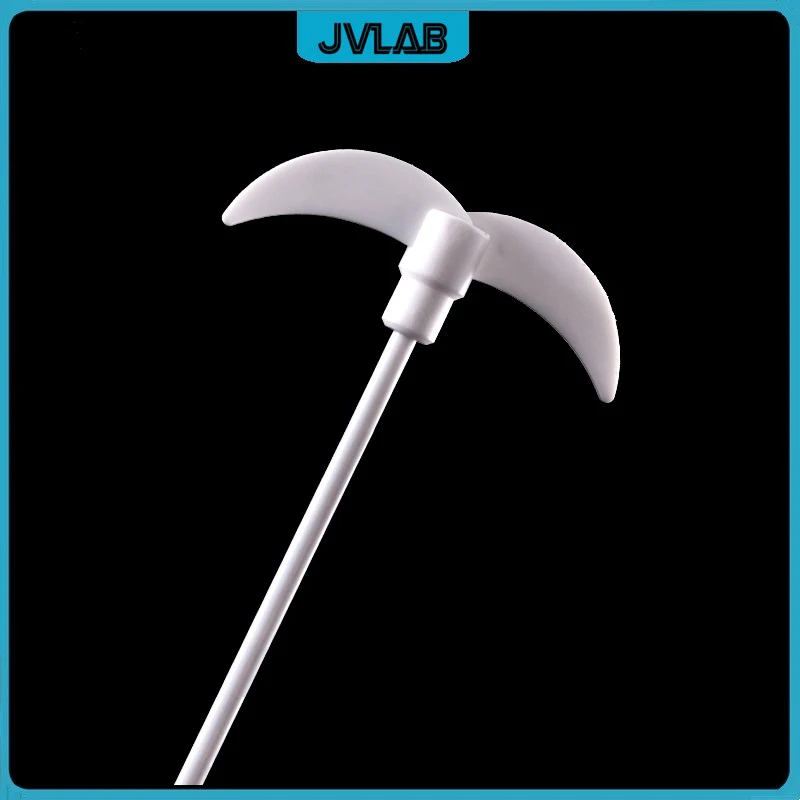 Paddle Stirrer PTFE Stir Bar For Gentle Mixing F4 Coated Mixing Paddle Shaft Length 450 mm Stirrer Diameter 85 mm 1/PK