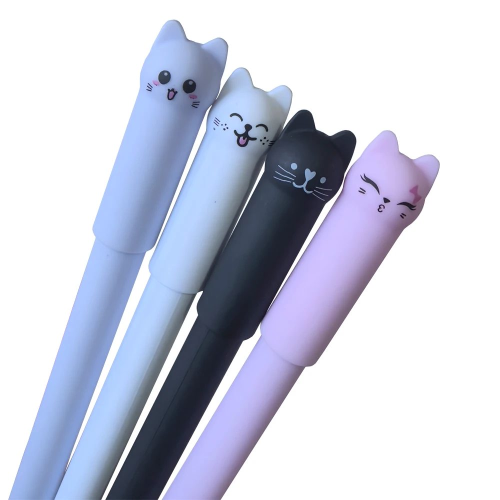 Cat Erasable Gel Pen Set 2