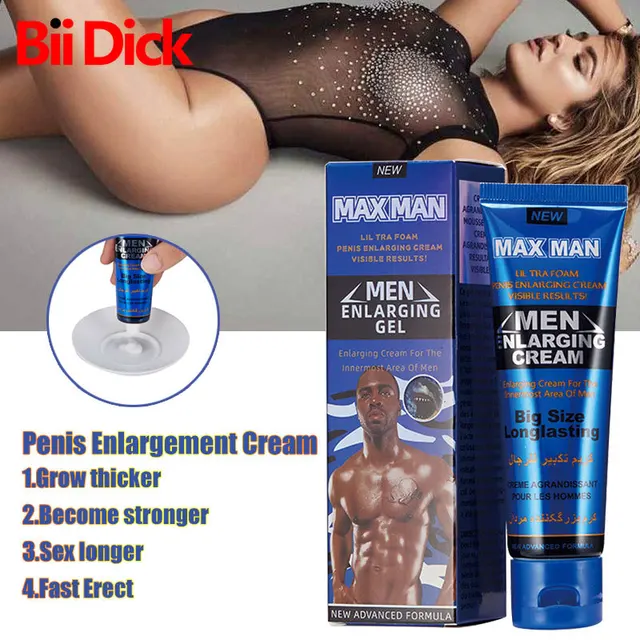 Male Penis Enlargement Cream Thicker Growth Erection Product Men Sex Products