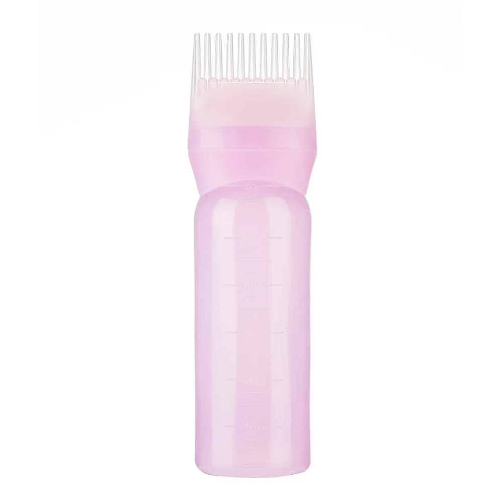 Description Picture 4 of item1~10PCS 120ml Multicolor Plastic Hair Dye Refillable Bottle Applicator Comb Dispensing Salon Hair Coloring Hairdressing Styling