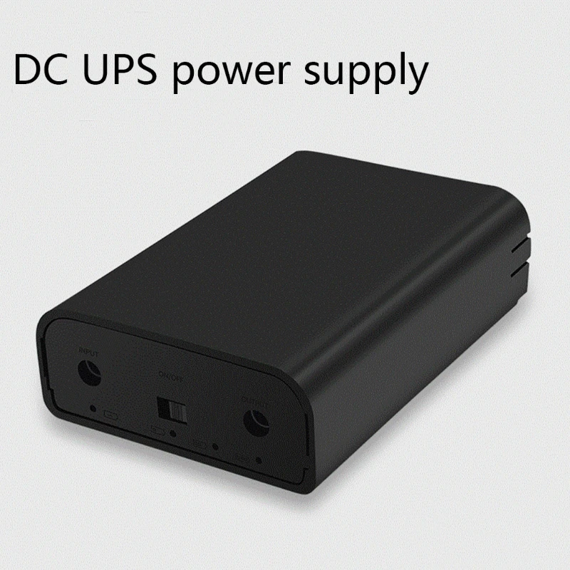 Uninterruptible Power Supply Battery UPS for Router and CCTV Camera,12V 2A for DC Rechargeable 2200mAh Li-Ion Battery for Uninterruptible Power Supply, Portable UPS, Mini UPS