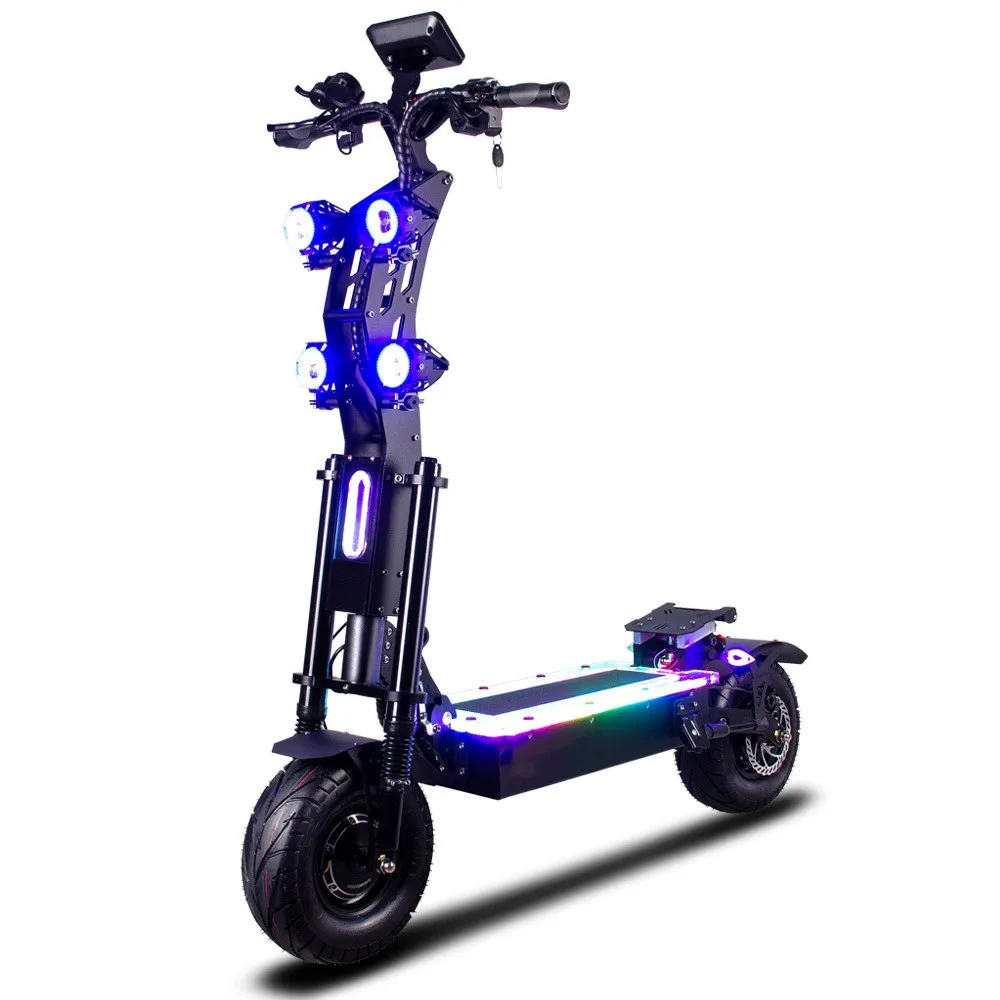 13 Inch X13 Folding Off Road Electric Scooter 8000W72V40Ah Super Fast