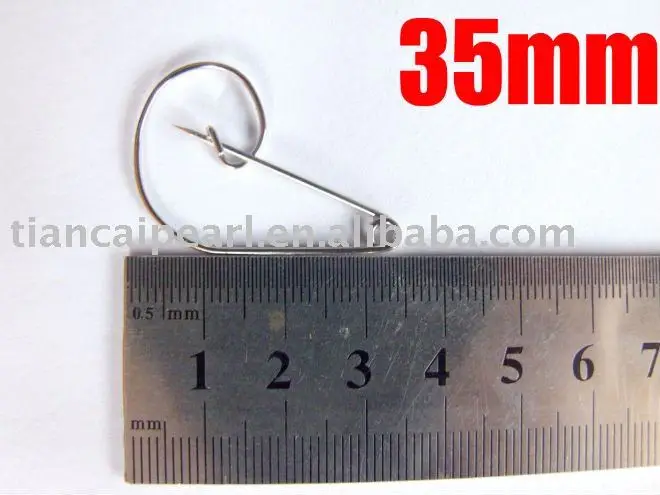 

35mm Jewerly Bar Pin&Safety Pin&Brooch Pin Jewelry Brooch Accessories Findings Fittings Nickel Free!!