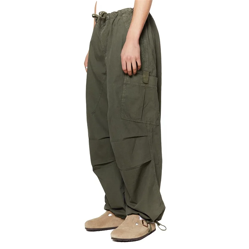 

Men s Elastic Waist Loose Fit Lightweight Workwear Cargo Pants Hip Hop Casual Baggy Sweatpants