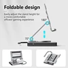 USB C Hub With 360° Rotating Stand HDMI 4K60Hz PD100W USB 5Gbps SD TF Aux 3.5mm RJ45 for iPad Pro Tablet Docking Station 6