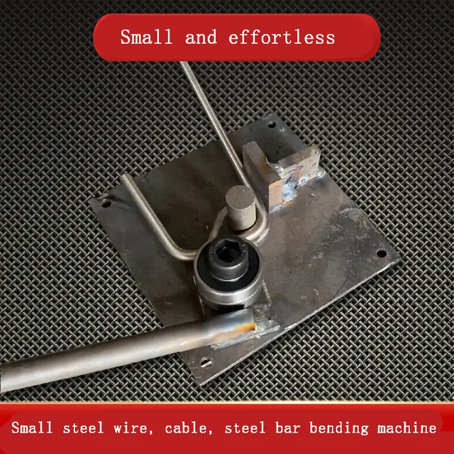 Piegatrice Manuale Per Barre D'Acciaio 1-14 Mm | Per Ferro Tondo E Piatto | Da Costruzione