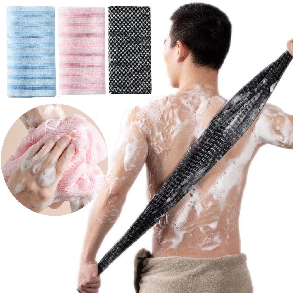 

Sdotter Exfoliating Washcloth Towel Body Scrubber Exfoliator Loofah Sponge Wash Cloth Sponge Rag Back Scrubber Washer for Shower