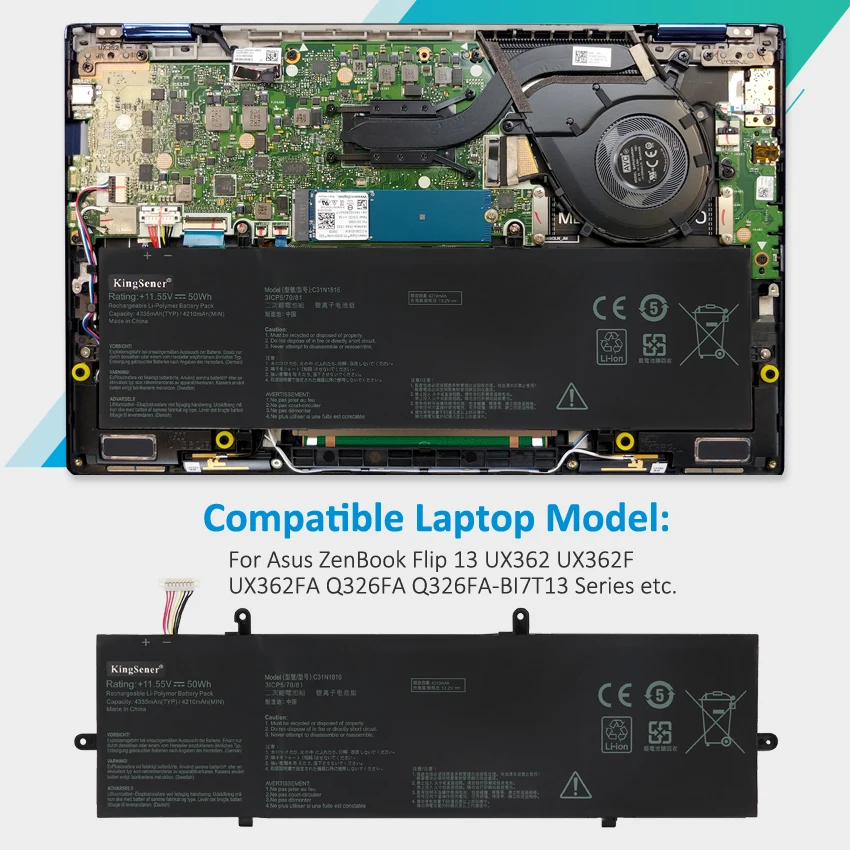 Flip 13, UX362, UX362F, UX362FA, Q326FA, Q326FA-BI7T13, UX362FA-2B, 0B200-03160000