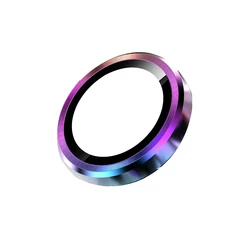 Enhanced 3D Camera Protector with Tempered Glass Lens and Metal Rear Ring - Honor400 (2PCS) (Colorful)