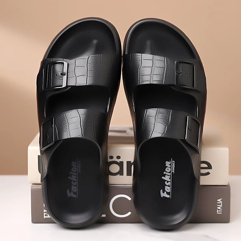 Men's Slippers Original Designer Casual Flats Luxury Slip on Shoes Slippers Outdoor Beach for Men Summer Flip Flops