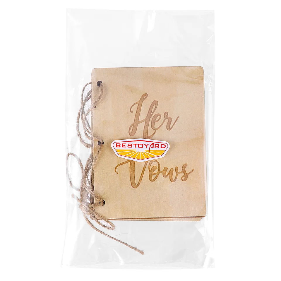 Libretto Dei Voti Nuziali - 2 Pezzi In Carta Kraft Per Cerimonia E Ricordo - Foto 5