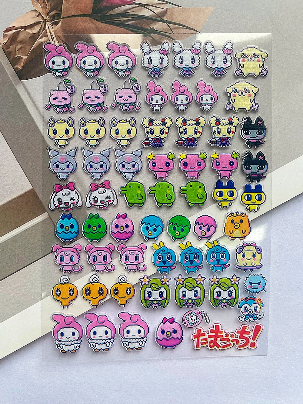 Bavul Süper Mini Karikatür Oyun Desenleri Etiket Kawaii Sanrio Kuromi Kendinden yapışkanlı Etiket Su Geçirmez Bagaj Etiketleri Tırnak Çıkartması