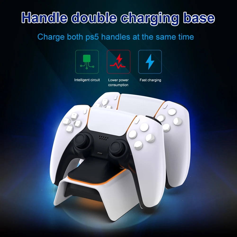 Estación de base de carga rápida para Sony PS5, controlador Dual, Joystick  inalámbrico, soporte de carga, accesorios de juego - AliExpress