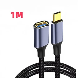 High - Speed Type - C to USB 3.0 Adapter Cable - Male to Female Extension (1m)