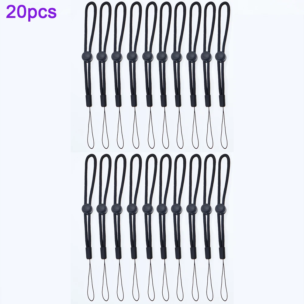 Versatile Black Anti-Drop Wrist Strap - Pack of 1-20, 15cm