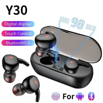 Y30 TWS Wireless Bluetooth headset 5.2 Wireless headphones Earbuds In-ear Noise Reduction Waterproof Headphones for allphones 1