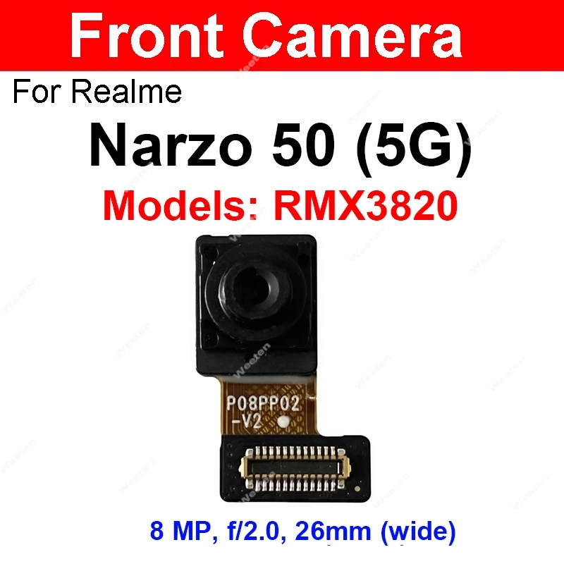 Vitre Arrière De Caméra Pour REALME NARZO 50A - Lentille De Rechange Sans Adhésif