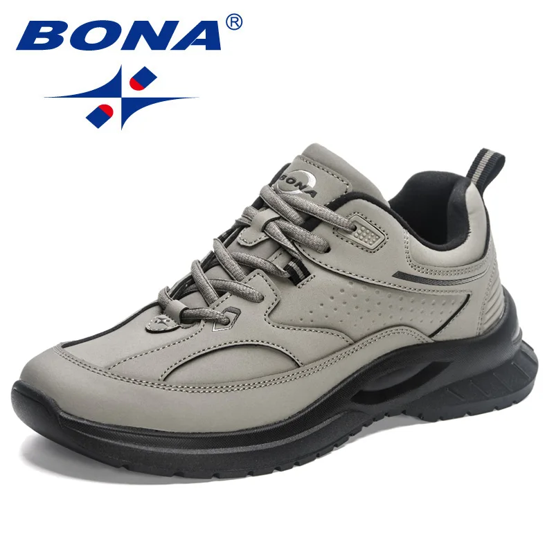 

BONA 2023 New Designers Fashion Walking Shoes For Men Casual Lightweight Sneakers Man Platform Comfy Leisure Footwear Mansculino