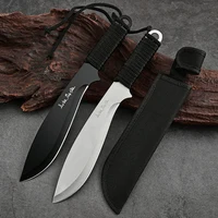 Outdoor Camping Style Small Straight Knife Outdoor Knife Camping Style Portable Survival Small Knife Household Stainless Steel F 2
