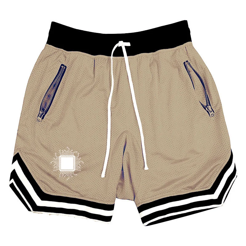 Mens Siwmwear 2023 New CPU Processor Circuit Diagram Hot Summer Swim Trunks Sport Gym Running Shorts Male Beachwear