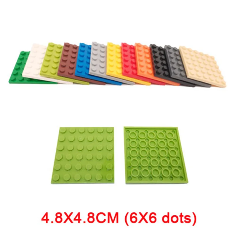 wooden stacking blocks Double-sided Base Plates Plastic Small Bricks Baseplates Compatible classic dimensions Building Blocks Construction Toys 32*32 wood blocks for crafts Blocks