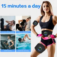Smart EMS Core Trainer with LED Display - Rechargeable ABS Workout Belt for Lower Back Pain Relief & Home Gym Training 1