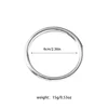 Glossy Solid Color Thick Bracelet Stainless Steel Bangle for Women Cuff Wirstband Smooth Waterproof Charm Bracelet Jewelry 6