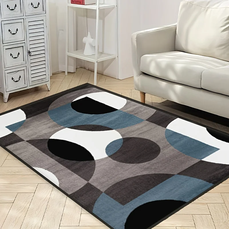 Geometric Circle Carpet for Living Room Decor Sofa Table Large Area Rugs Bedroom Anti-slip Floor Mat Bathroom Entrance Doormat 5