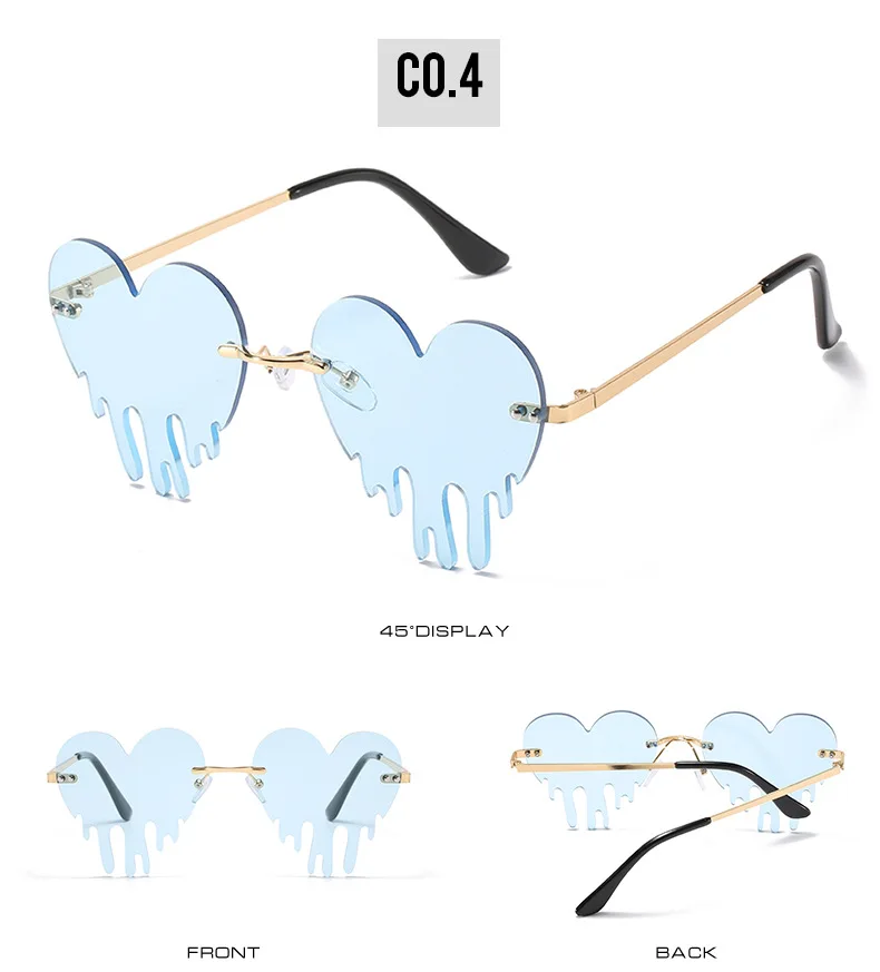 Liebes herzförmige sonnenbrille damen marke designer neue mode niedlich sexy retro katzenauge vintage billige sonnenbrille uv400 – Detail 6