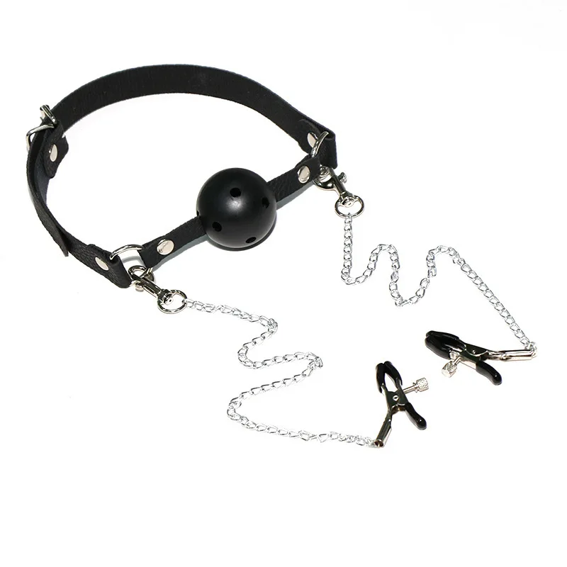 Metal Nipple Clamp With Sexy Chain For Women Fetish To Breast Labia Clip Anal Stimulation Massager BDSM Bondage Kit Sex Products 6