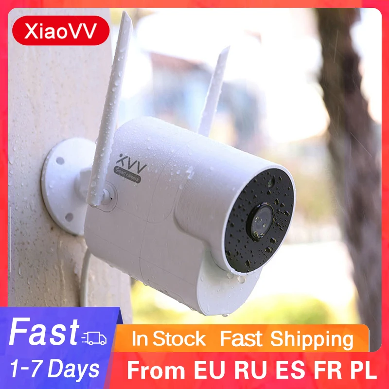 1296P Outdoor Panoramic Surveillance Camera with Wifi LED Light High-Definition Night Vision Smart Home Camera Mi Home