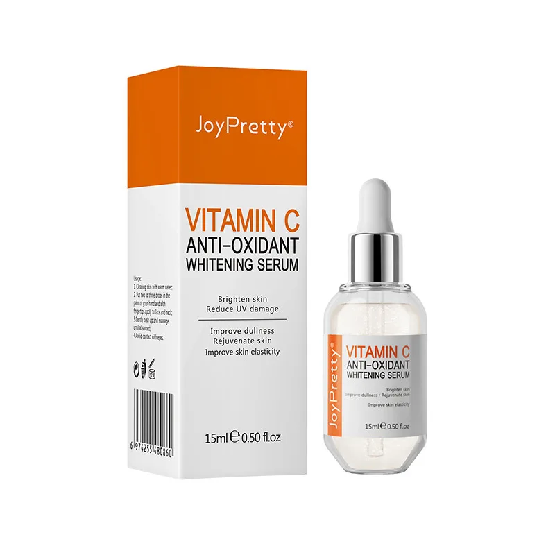 סרום פנים ויטמין C חומצה היאלורונית מבהירה לחות טיפוח עור הבהרה ולחות אסנס לושן טיפוח פנים