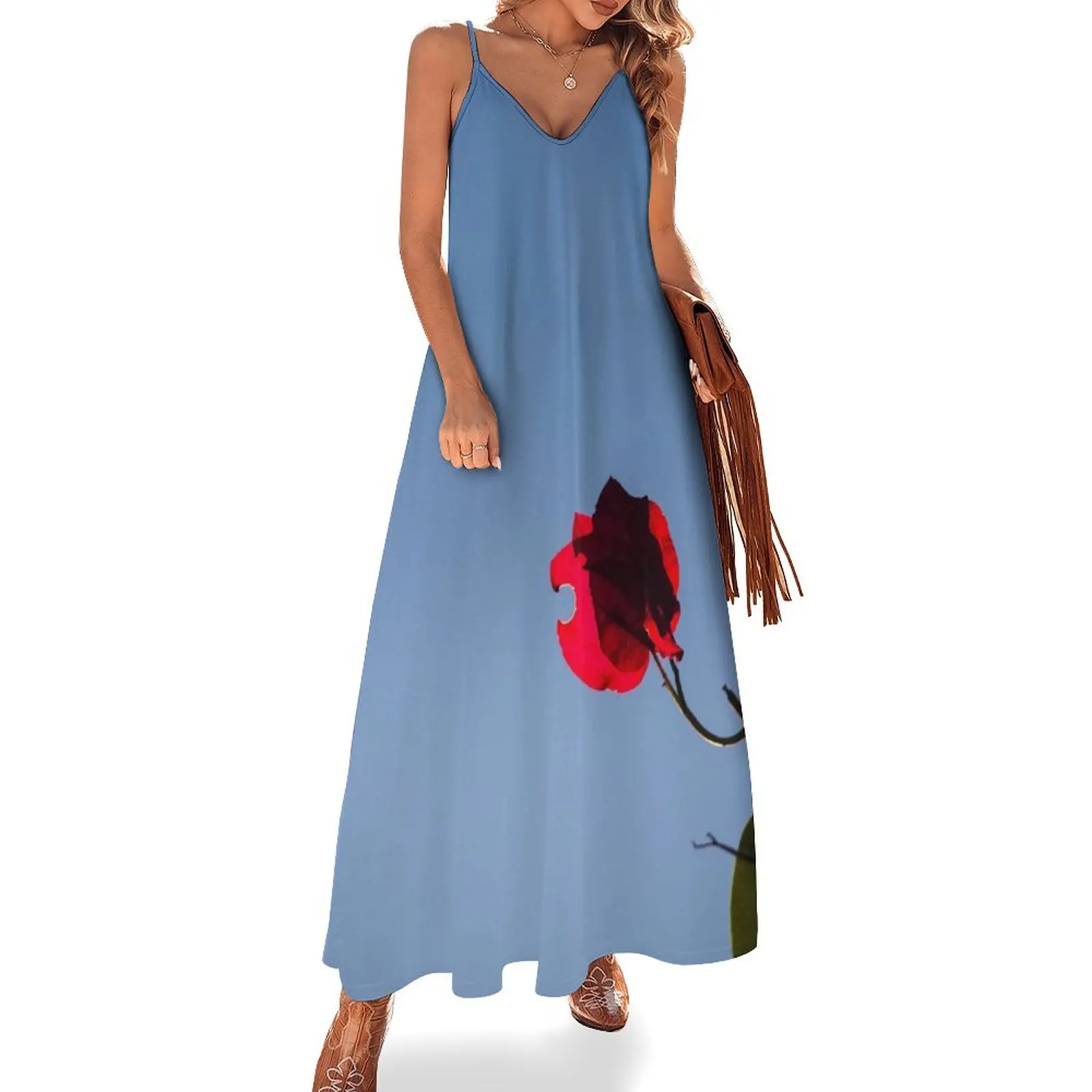 

Key Largo Flower Sleeveless Dress women's evening dresses luxury women's party dress evening prom