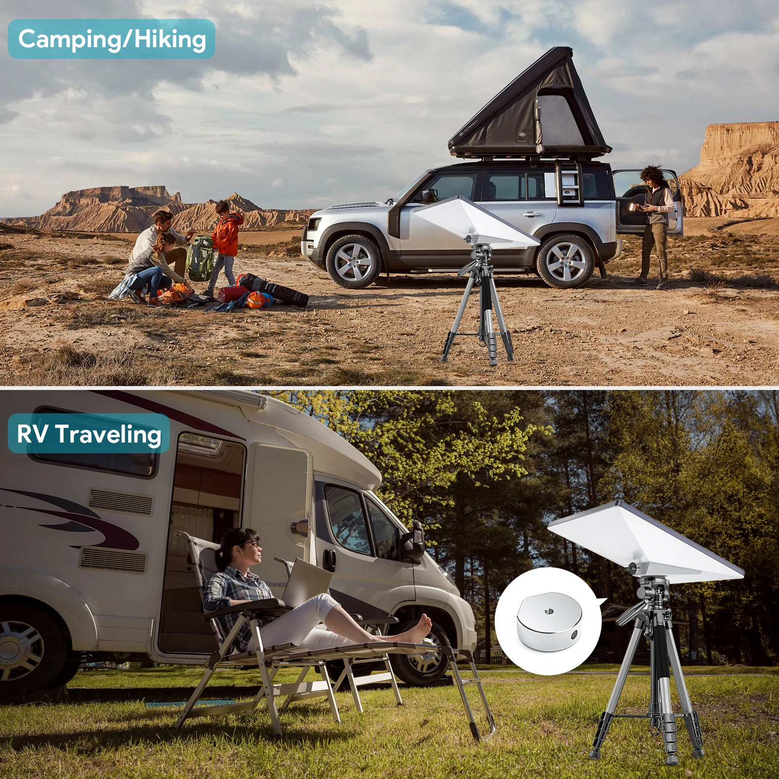 EDUP StarLink Mini 1/4 Screw Adapter Tripod Adapter For the Most Common Tripod Mount Widely Compatible High Quality Material