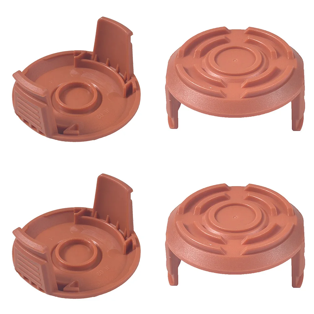 Set Of 4 Replacement Spool Line Cap Covers Compatible With For Worx WG150 WG160 WG163 WG165 WG175 WG180 String Trimmer
