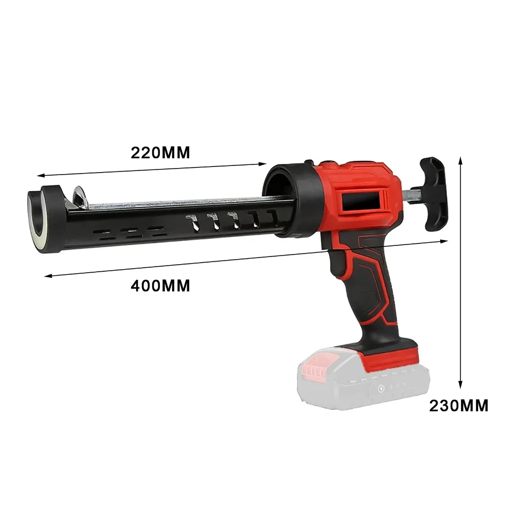 Cordless Electric Caulking Gun Cement Glass Adhesive Glue Seal Sealant Tool with LED Lighting for Makita 18V li-ion battery caulking tools caulking gun nozzles caulking gun